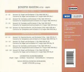 Christine Schornsheim - Haydn: 8 Concerti For Harpsichord, Piano & Organ (2009) (Repost)