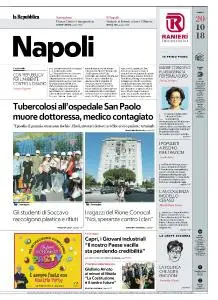 la Repubblica Napoli - 20 Ottobre 2018