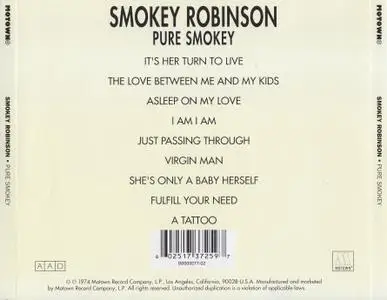 Smokey Robinson - Pure Smokey (1974) [1992, Reissue]