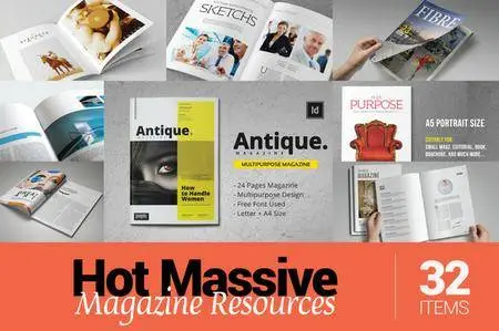 CreativeMarket - Hot Massive Magazine Resources