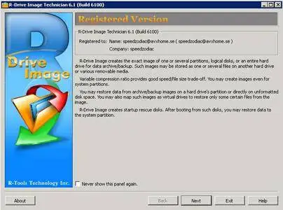 R-Drive Image Technician 6.1 Build 6100 BootCD