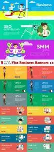 Vectors - Flat Business Banners 12