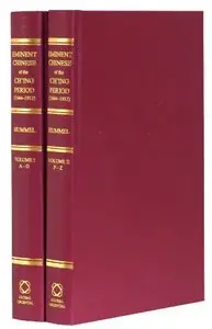 Eminent Chinese of the Ch'ing Period, 1644-1912, 2 Volume Set