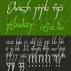 Font Elvish Ring