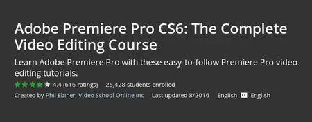 Udemy - Adobe Premiere Pro CS6: The Complete Video Editing Course