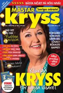 Mästarkryss – 18 september 2018