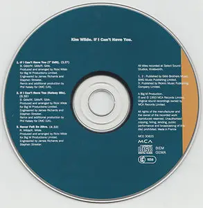 Kim Wilde - If I Can't Have You [Single] (1993, MCA # MCD 30825)