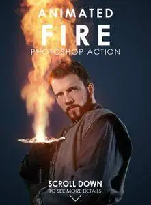 GraphicRiver - Animated Fire Photoshop Action