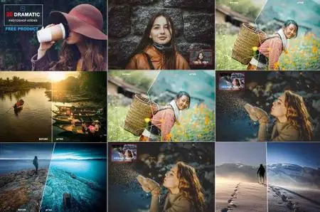 20 Dramatic Photoshop Actions