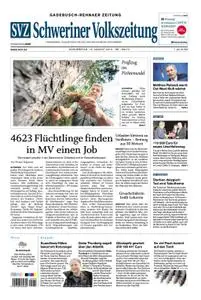 Schweriner Volkszeitung Gadebusch-Rehnaer Zeitung - 15. August 2019