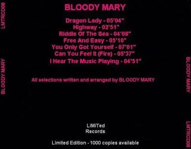 Bloody Mary - Bloody Mary (1974 US Heavy Progressive - Post-Sir Lord Baltimore)