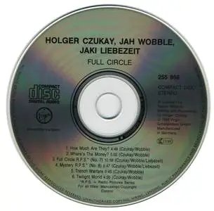 Holger Czukay, Jah Wobble, Jaki Liebezeit - Full Circle (1982) {Virgin CDOVD 437 rel 1992}