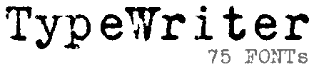 TypeWriter Fonts