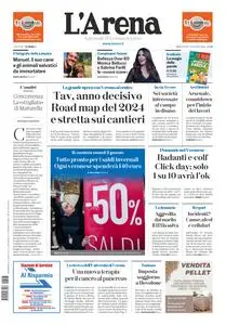 l'Arena - 3 Gennaio 2024