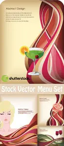 Stock Vector - Menu Set