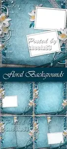 Stock Photo - Vintage Floral Backgrounds
