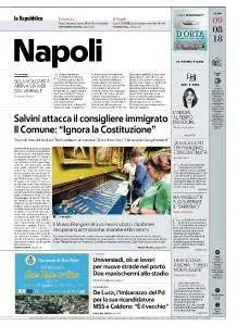 la Repubblica Napoli - 9 Agosto 2018