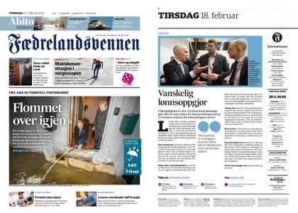 Fædrelandsvennen – 18. februar 2020