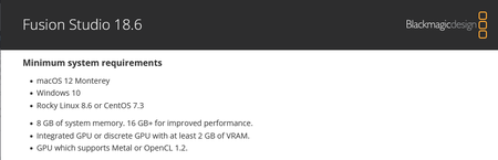 Blackmagic Design DaVinci Fusion Studio 18.6.0
