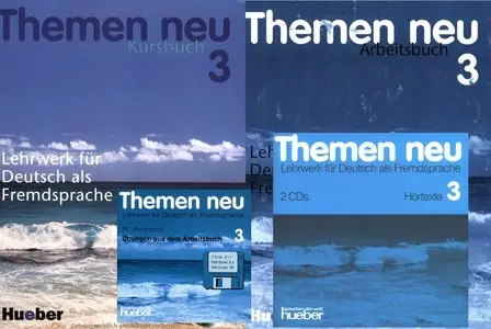 Themen neu 3. Lehrwerk für Deutsch als Fremdsprache (Kursbuch, Arbeitscbuch, 2 CD´s audio und Text Diskette)