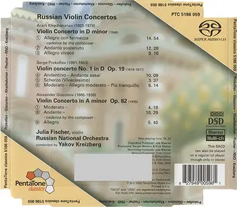 Julia Fischer - Russian Violin Concertos: Khachaturian / Prokofiev / Glazunov (2004) {Hybrid-SACD // ISO & FLAC} 