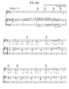 P.T. 109 - Dean Martin, Jimmy McHugh (Piano-Vocal-Guitar)