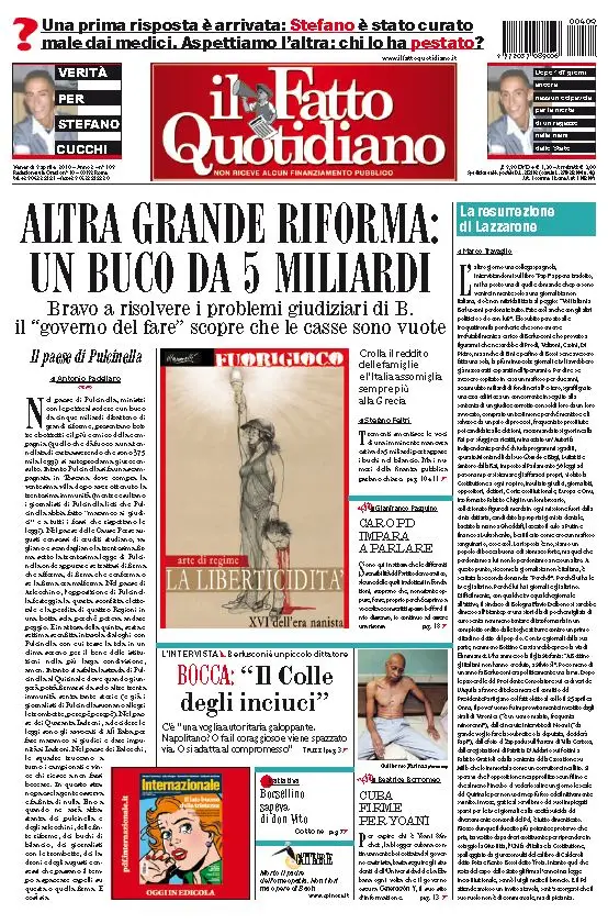 Il Fatto Quotidiano (09-04-10)