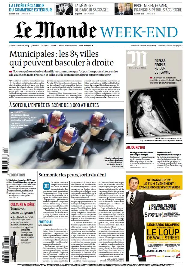 Le Monde Week-end & Suppléments du Samedi 8 Février 2014