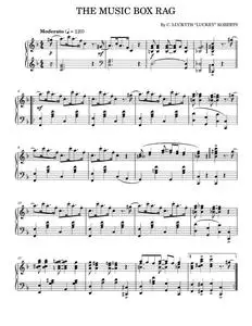 The Music Box Rag - C. Luckyth "Luckey" Roberts (Piano Solo)