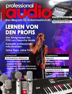 Professional Audio - Magazin für Aufnahmetechnik Dezember 12/2014