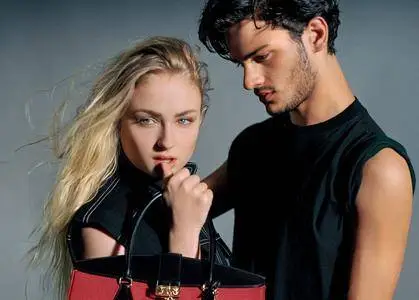 Sophie Turner and  Santiago Robledo by Bruce Weber for Louis Vuitton Fall/Winter 2017