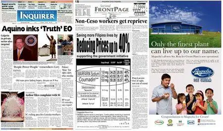 Philippine Daily Inquirer – July 31, 2010