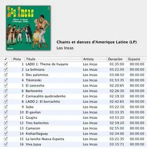 Los Incas - Chants et danses d'Amerique Latine (LP / FLAC)