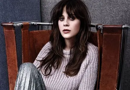 Zooey Deschanel by Raf Stahelin for InStyle August 2014