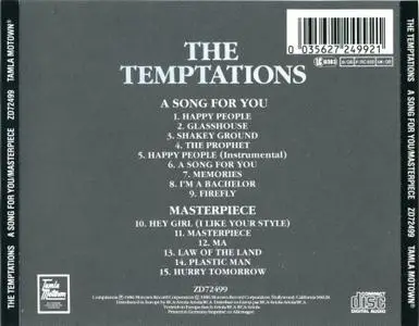 The Temptations - A Song For You (1975) & Masterpiece (1973) [1986, Reissue]