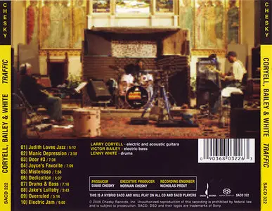 Coryell, Bailey & White - Traffic (2006) {Hybrid-SACD // ISO & HiRes FLAC} 