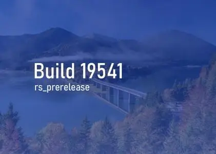 Windows 10 Insider Preview (20H2) Build 19541.1