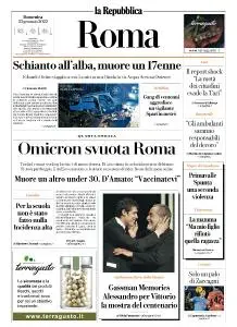 la Repubblica Roma - 23 Gennaio 2022