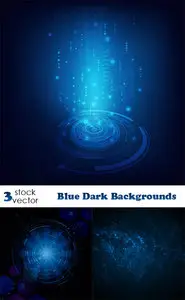Vectors - Blue Dark Backgrounds