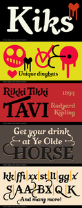 Kiks font family