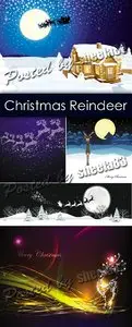 Christmas Reindeers Vector