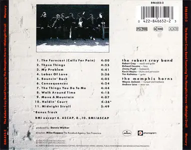 The Robert Cray Band - Midnight Stroll (1990)