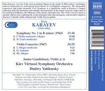 Janna Gandelman, Kiev Virtuosi Symphony Orchestra & Dmitry Yablonsky - Karayev: Symphony No. 1 & Violin Concerto (2018)