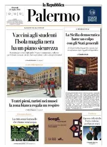 la Repubblica Palermo - 22 Luglio 2021