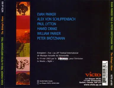 Evan Parker Trio & Peter Brotzmann Trio - The Bishop's Move (2004) {VICTO} (ft. Alexander von Schlippenbach)