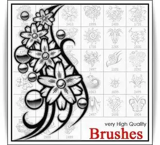 Tattoo Brushes for Adobe Photoshop