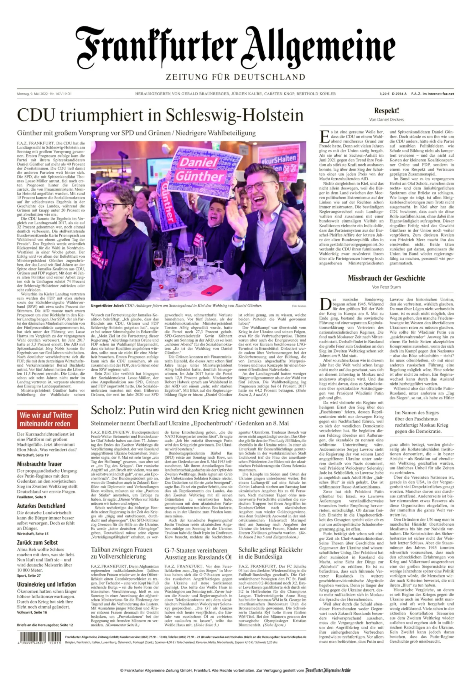 Frankfurter Allgemeine Zeitung - 09 Mai 2022 / AvaxHome