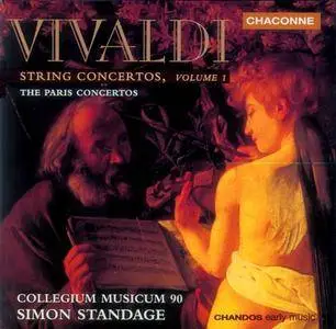 Collegium Musicum 90, Simon Standage - Vivaldi - String Concertos, Vol.1: The Paris Concertos (1999) (Repost)