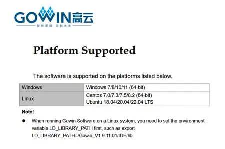 Gowin EDA (FPGA Designer) 1.9.11.02