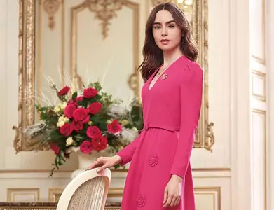 Lily Collins - Koradior Winter Campaign 2024